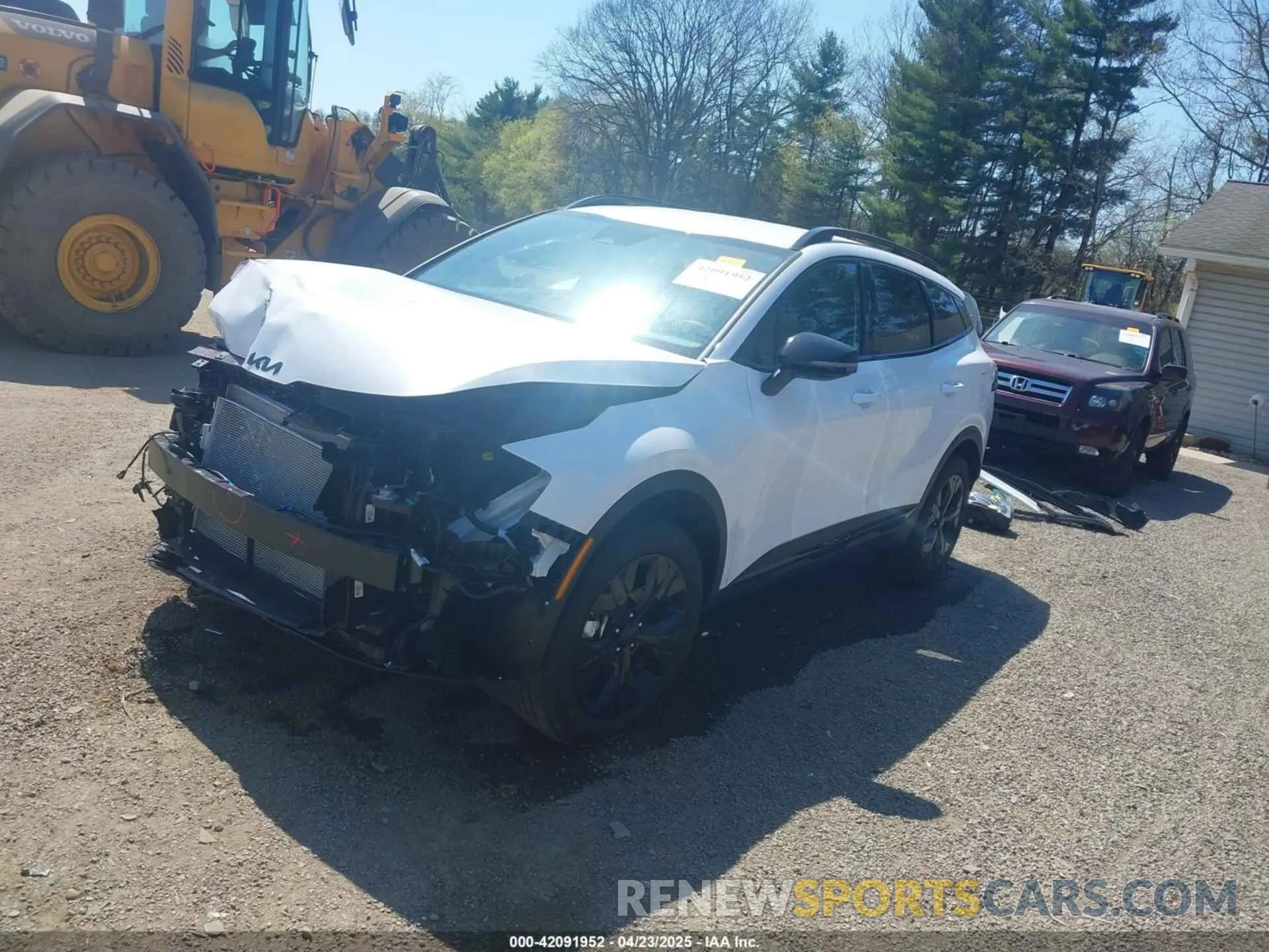 2 Photograph of a damaged car 5XYK6CDF9SG273393 KIA SPORTAGE 2025