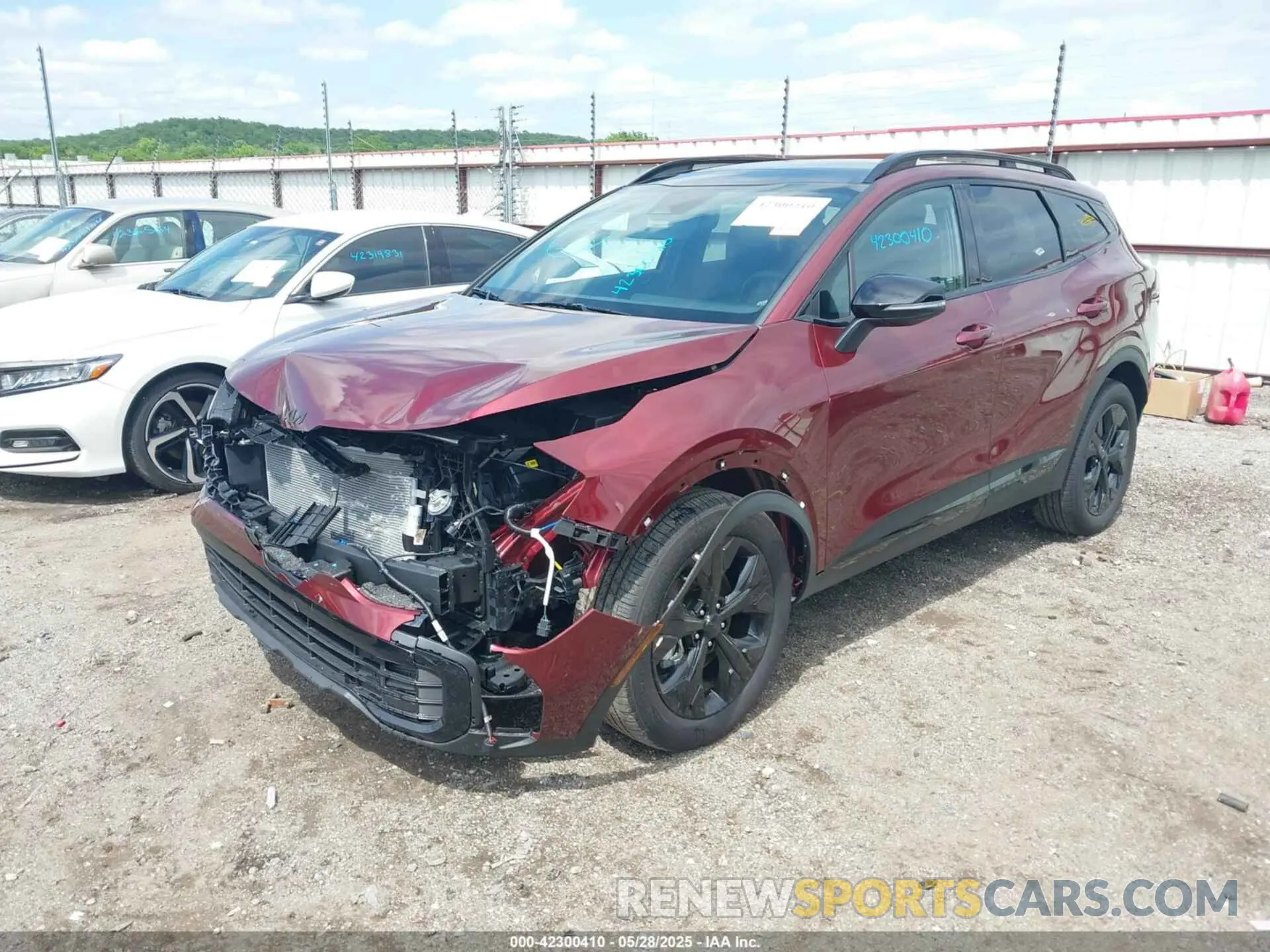 2 Photograph of a damaged car 5XYK6CDF9SG317294 KIA SPORTAGE 2025