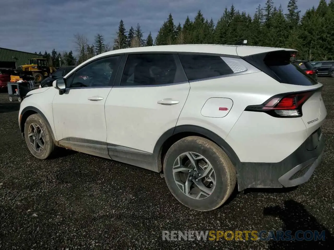 2 Photograph of a damaged car KNDPU3DF3S7350686 KIA SPORTAGE 2025