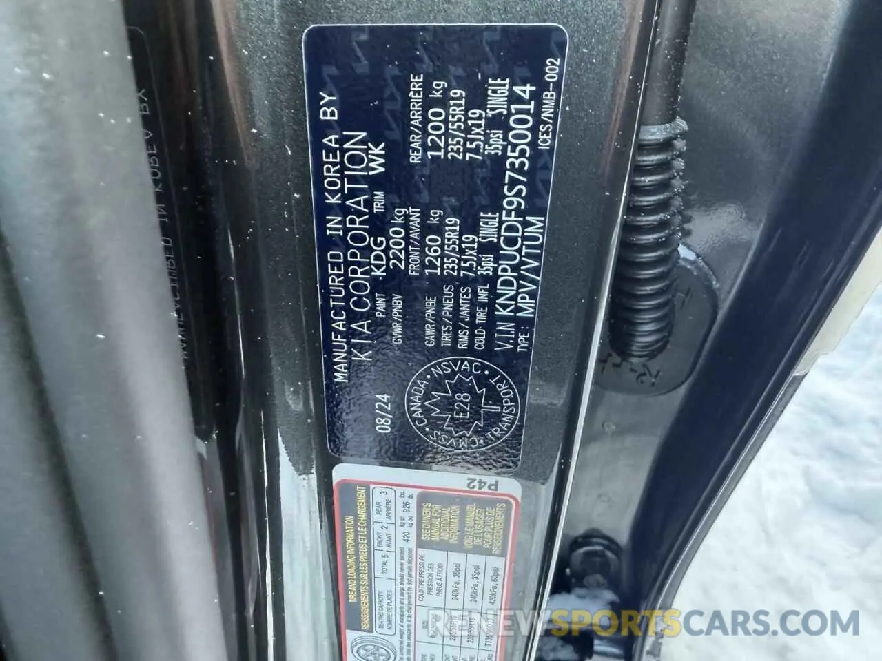 12 Photograph of a damaged car KNDPUCDF9S7350014 KIA SPORTAGE 2025