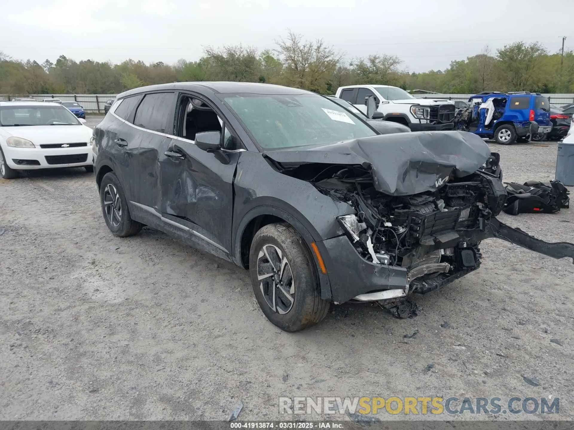 1 Photograph of a damaged car KNDPU3AG7P7073593 KIA SPORTAGE HYBRID 2023