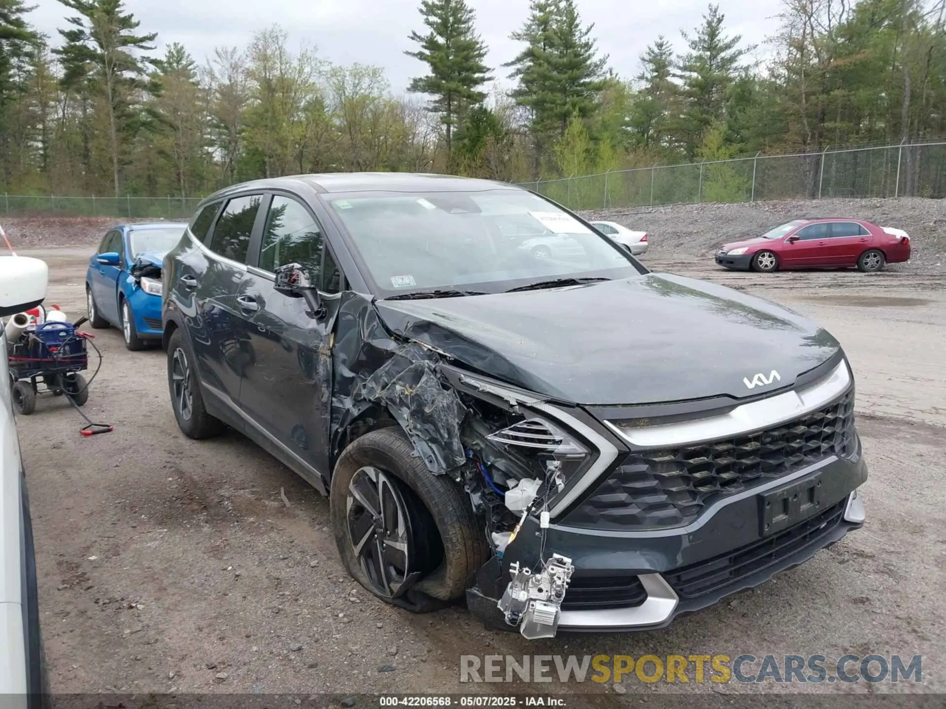 1 Photograph of a damaged car KNDPUCAG1P7056739 KIA SPORTAGE HYBRID 2023