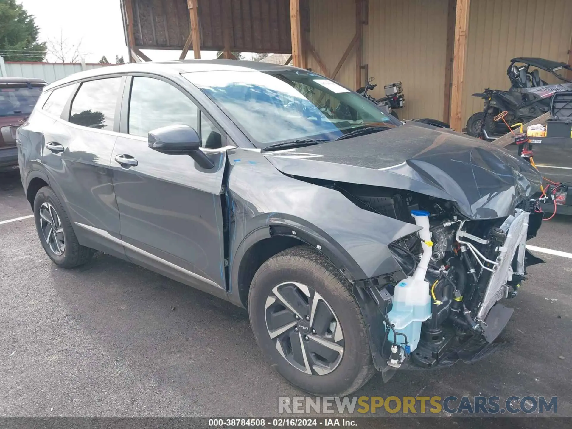 1 Photograph of a damaged car KNDPUCAG1P7113974 KIA SPORTAGE HYBRID 2023