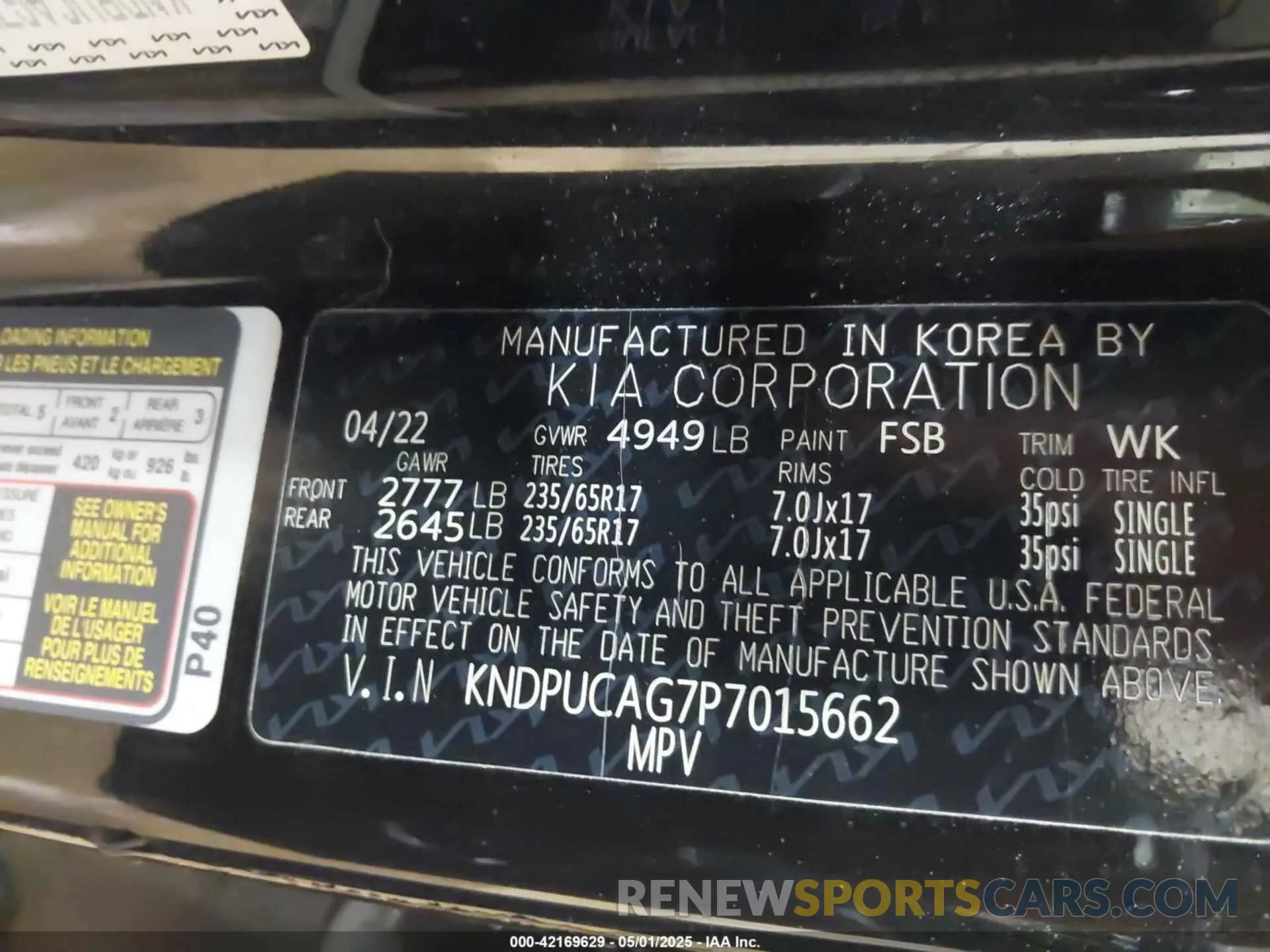 9 Photograph of a damaged car KNDPUCAG7P7015662 KIA SPORTAGE HYBRID 2023