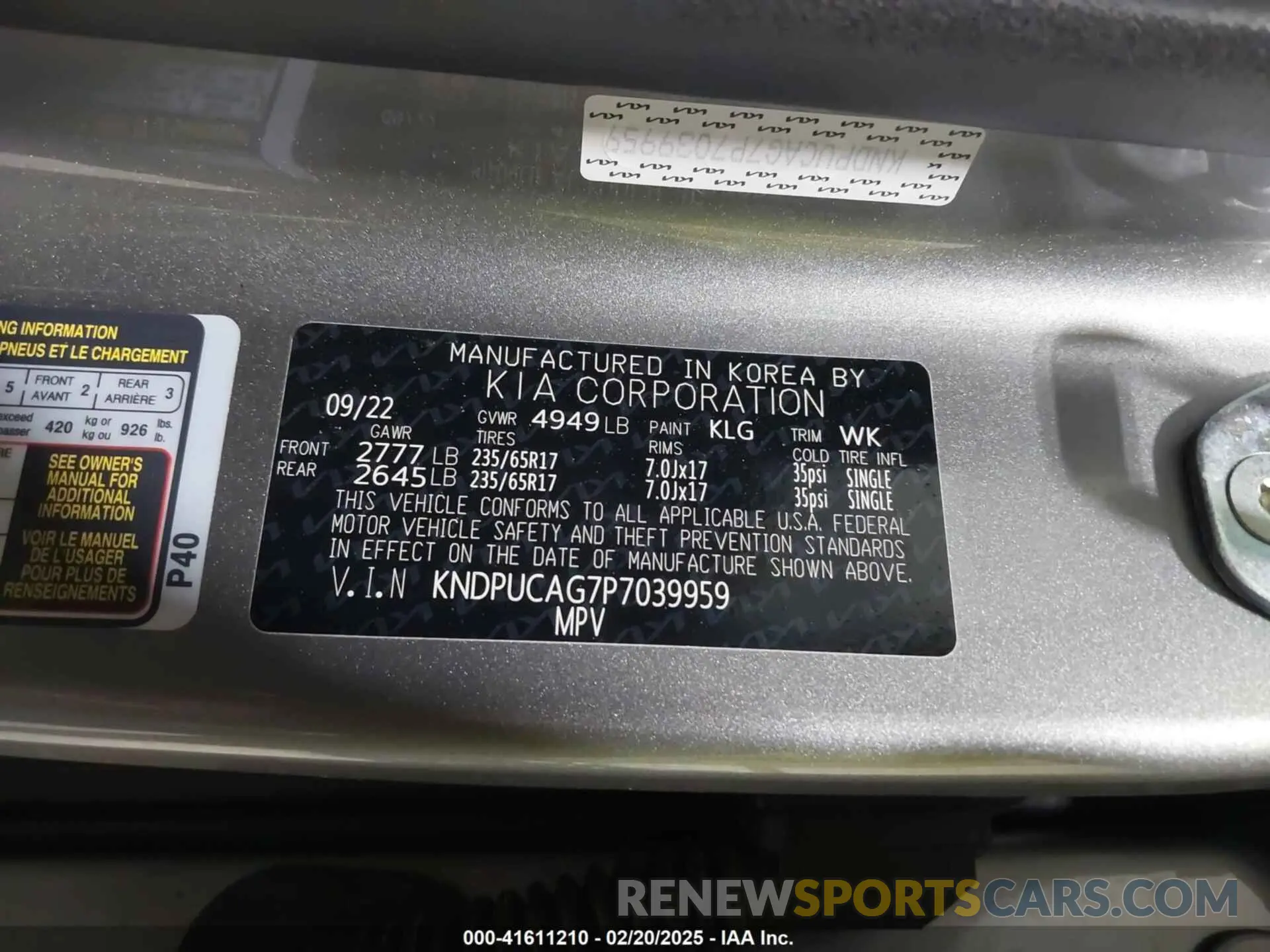 9 Photograph of a damaged car KNDPUCAG7P7039959 KIA SPORTAGE HYBRID 2023
