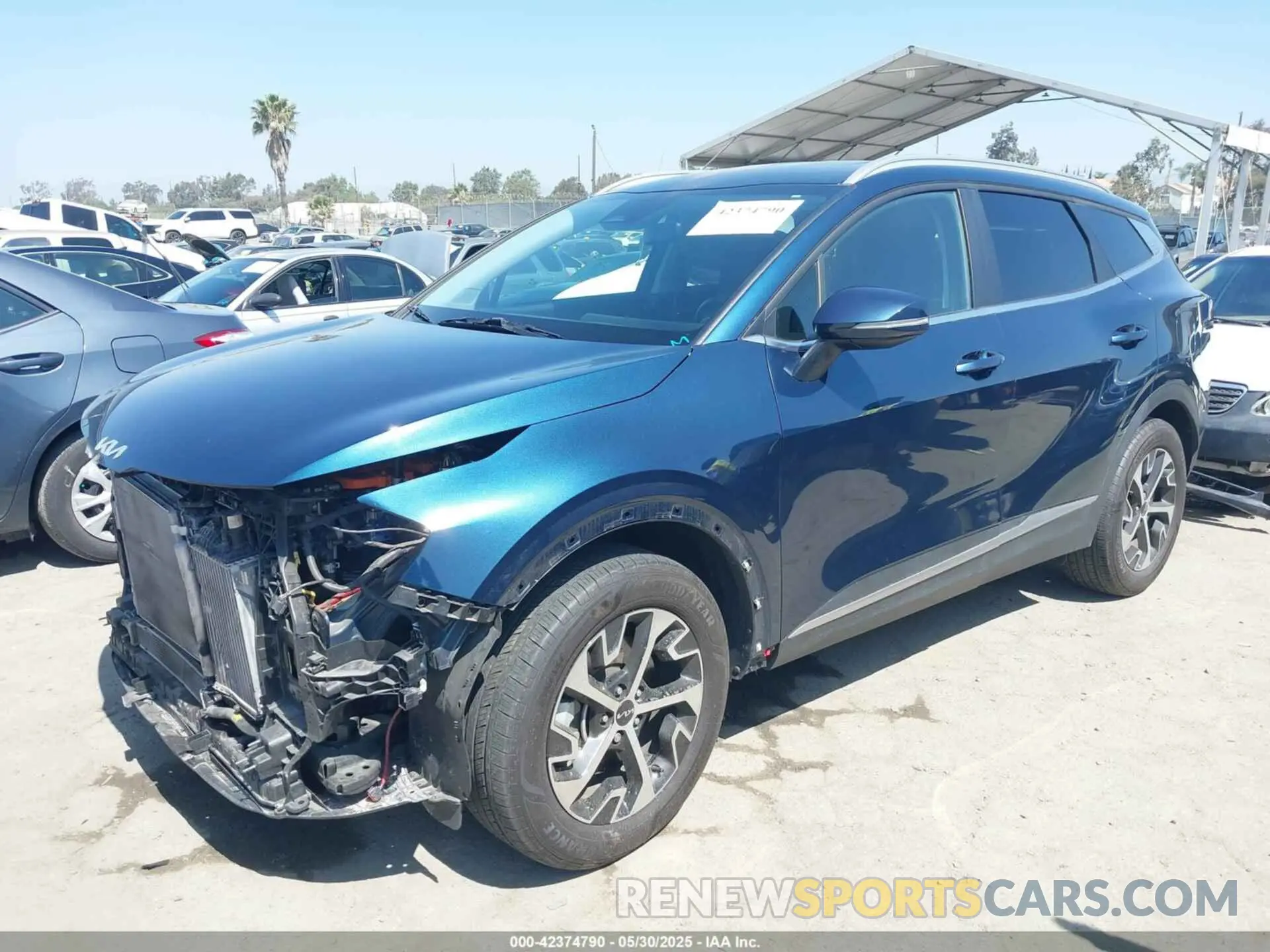 2 Photograph of a damaged car KNDPVCAG4P7018273 KIA SPORTAGE HYBRID 2023
