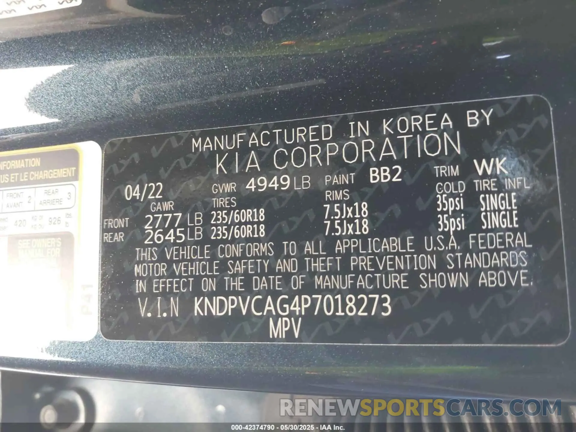 9 Photograph of a damaged car KNDPVCAG4P7018273 KIA SPORTAGE HYBRID 2023