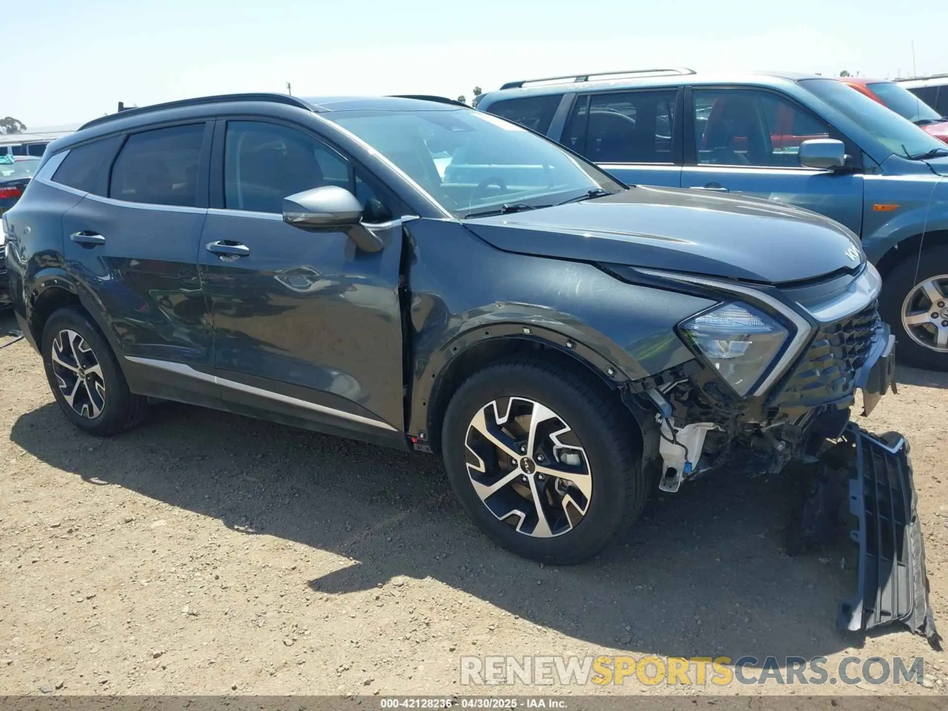 1 Photograph of a damaged car KNDPVCAG6P7040629 KIA SPORTAGE HYBRID 2023