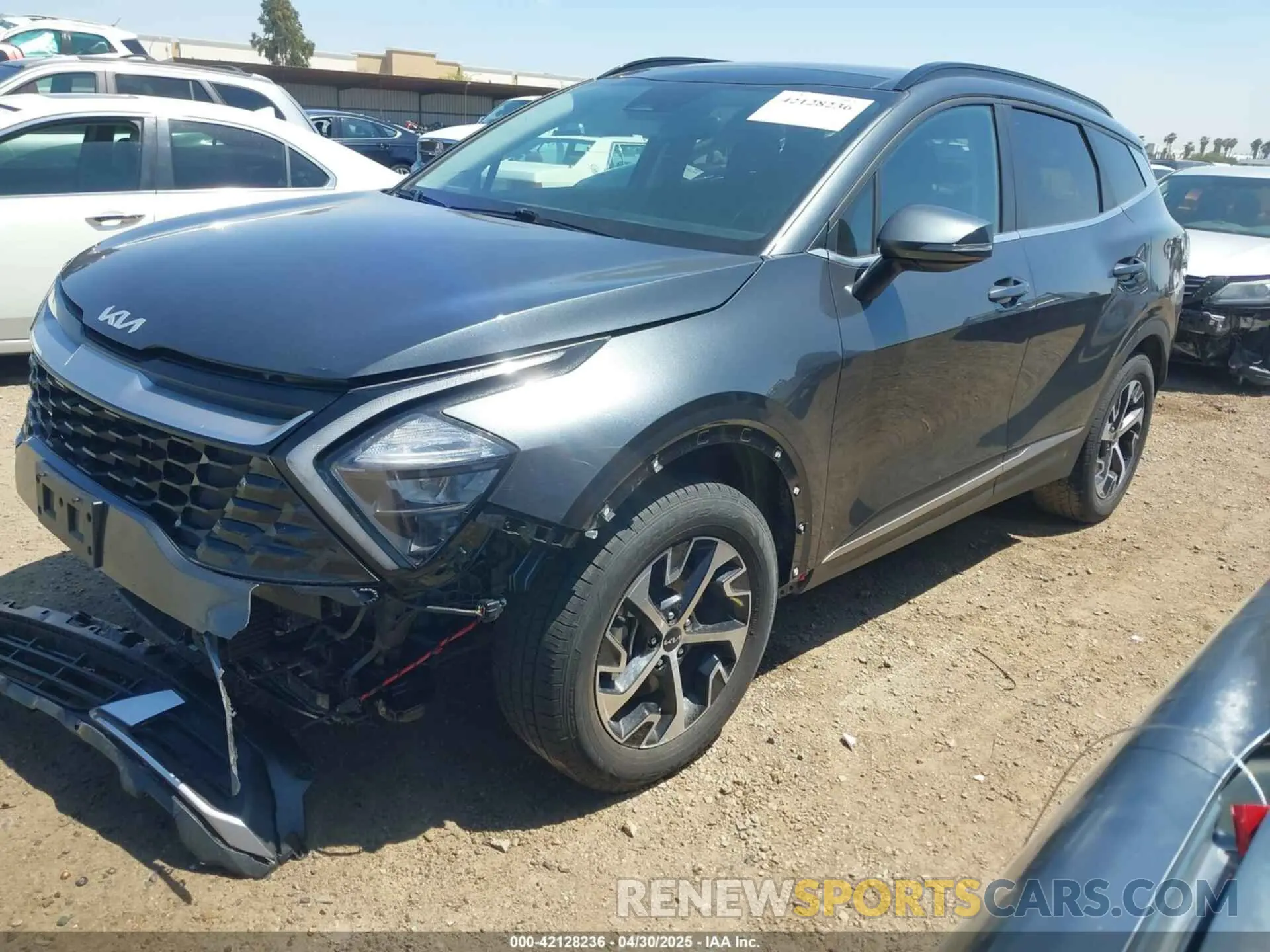 2 Photograph of a damaged car KNDPVCAG6P7040629 KIA SPORTAGE HYBRID 2023