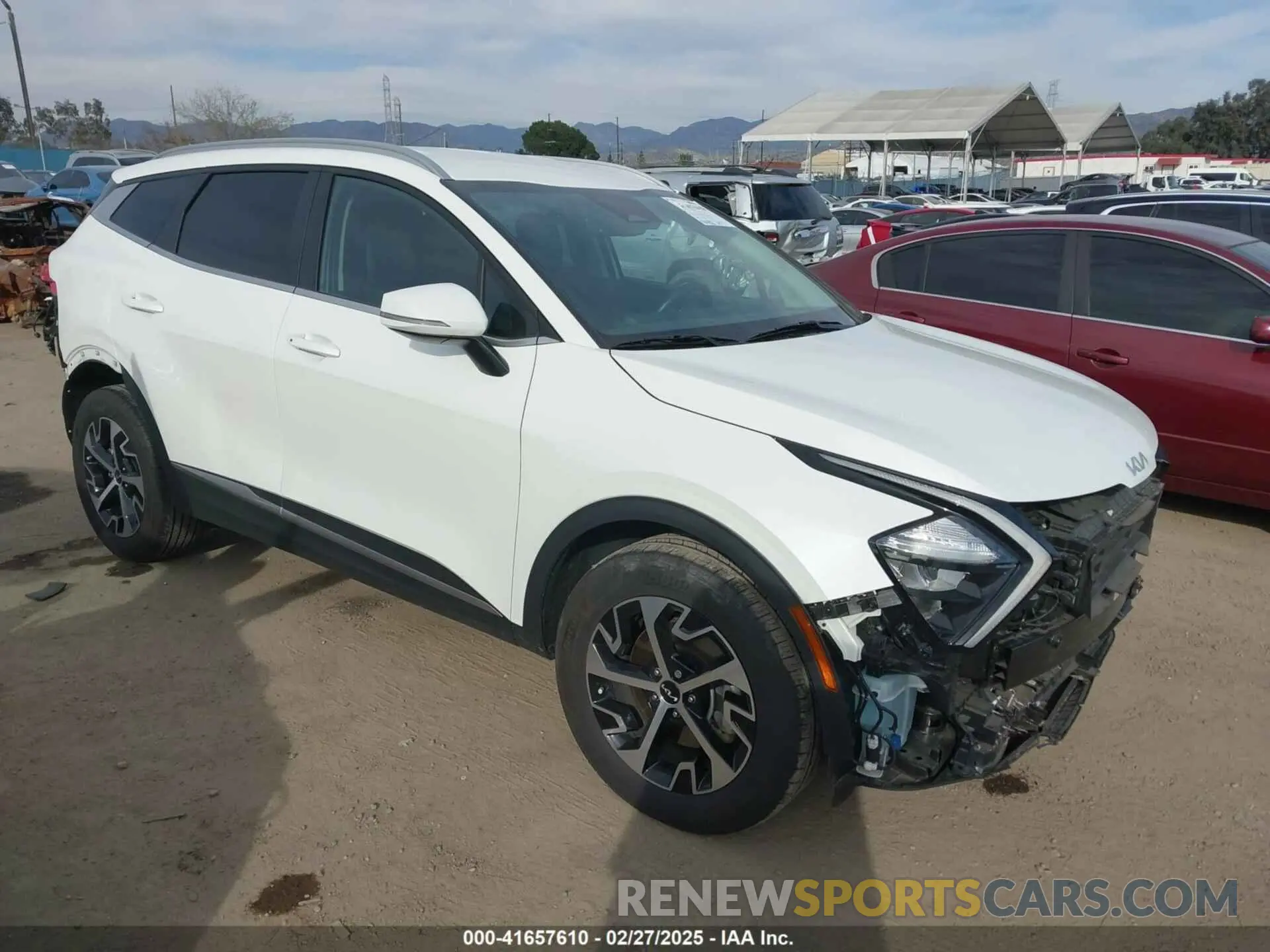 1 Photograph of a damaged car KNDPVCAGXP7107023 KIA SPORTAGE HYBRID 2023