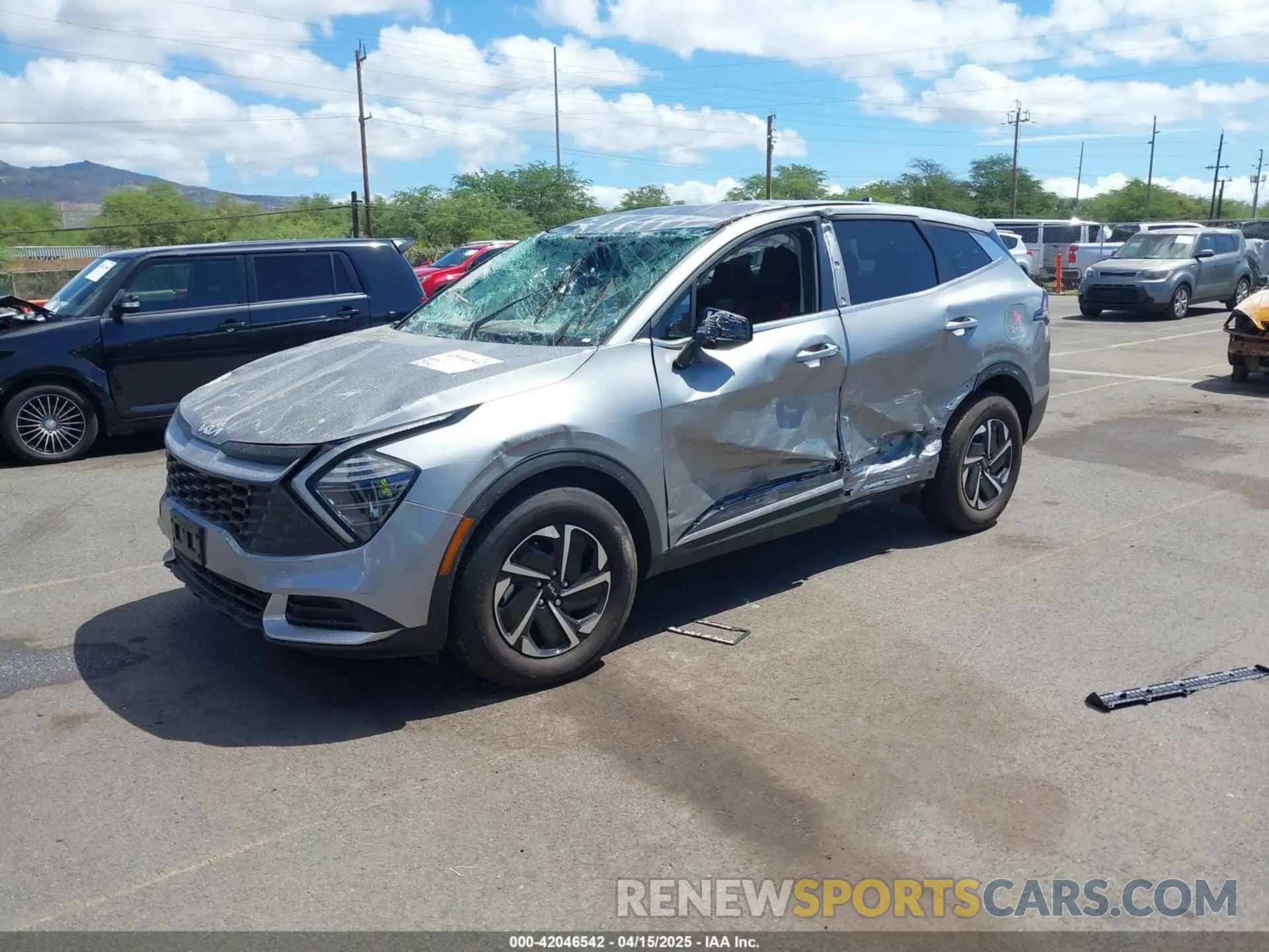 2 Photograph of a damaged car KNDPU3DG0R7173582 KIA SPORTAGE HYBRID 2024