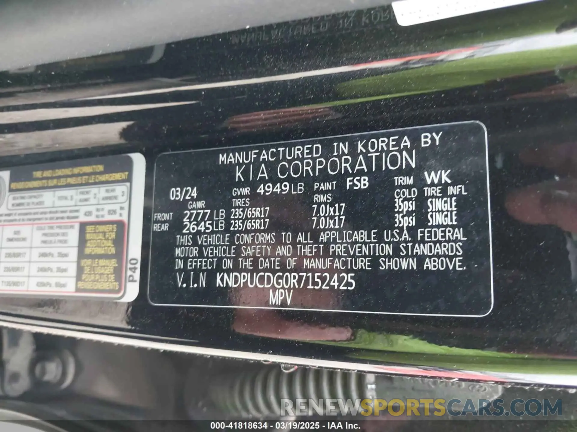 9 Photograph of a damaged car KNDPUCDG0R7152425 KIA SPORTAGE HYBRID 2024