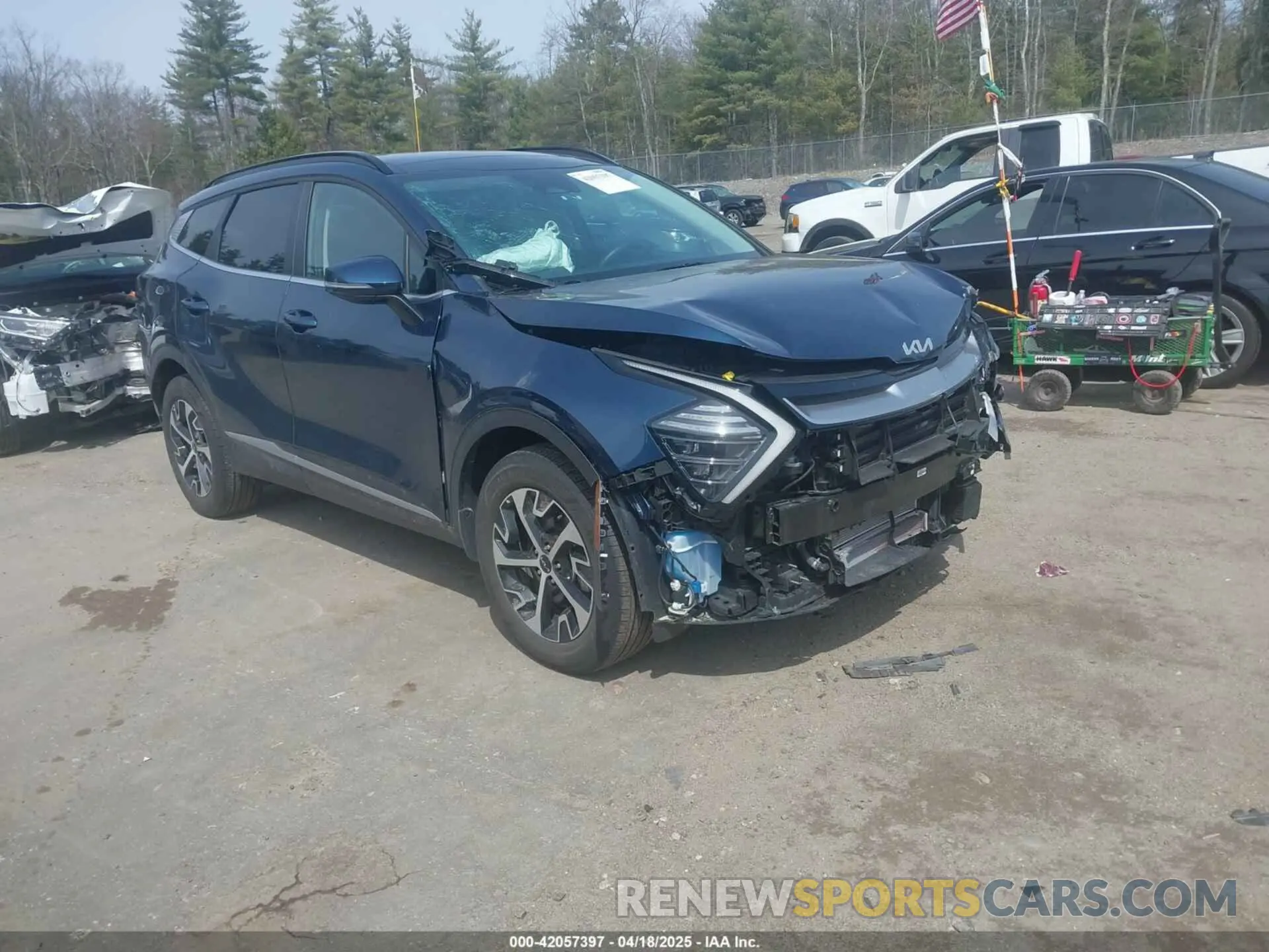1 Photograph of a damaged car KNDPVCDG5R7162526 KIA SPORTAGE HYBRID 2024