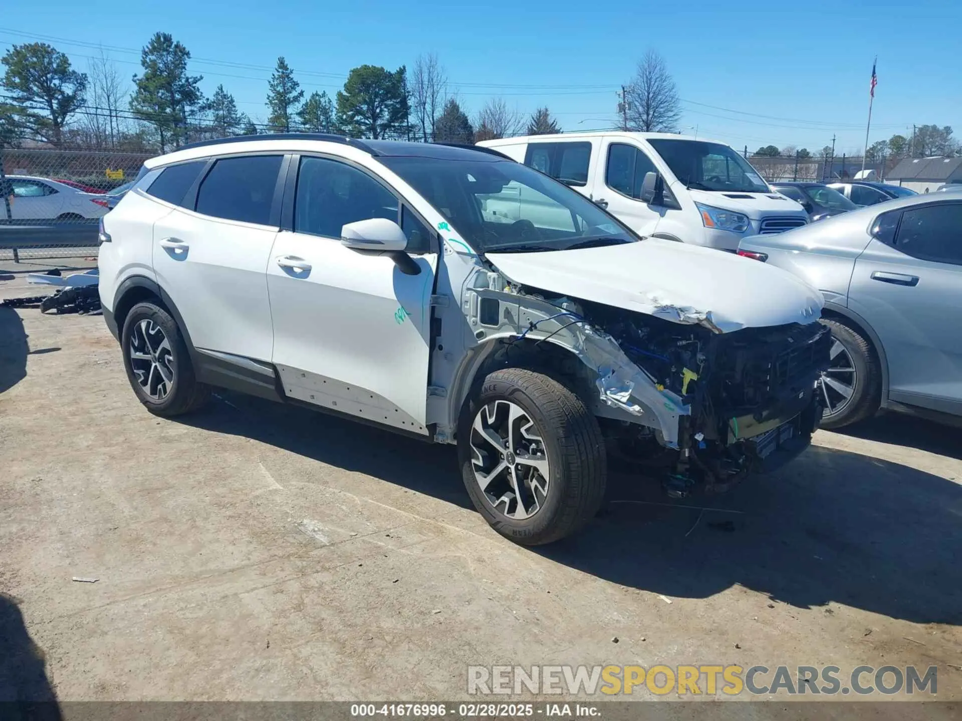 1 Photograph of a damaged car KNDPVCDG3S7192307 KIA SPORTAGE HYBRID 2025