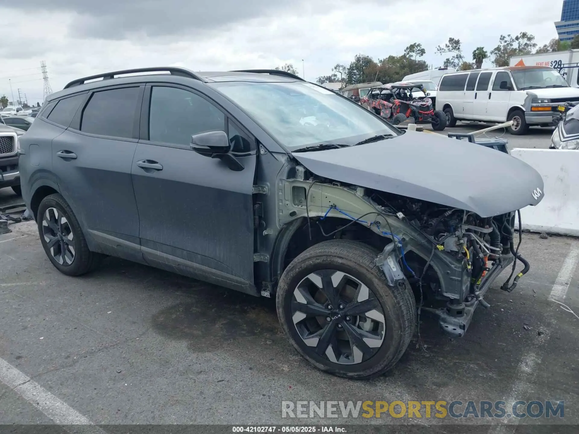 1 Photograph of a damaged car KNDPYDAH1P7084060 KIA SPORTAGE PLUG-IN HYBRID 2023