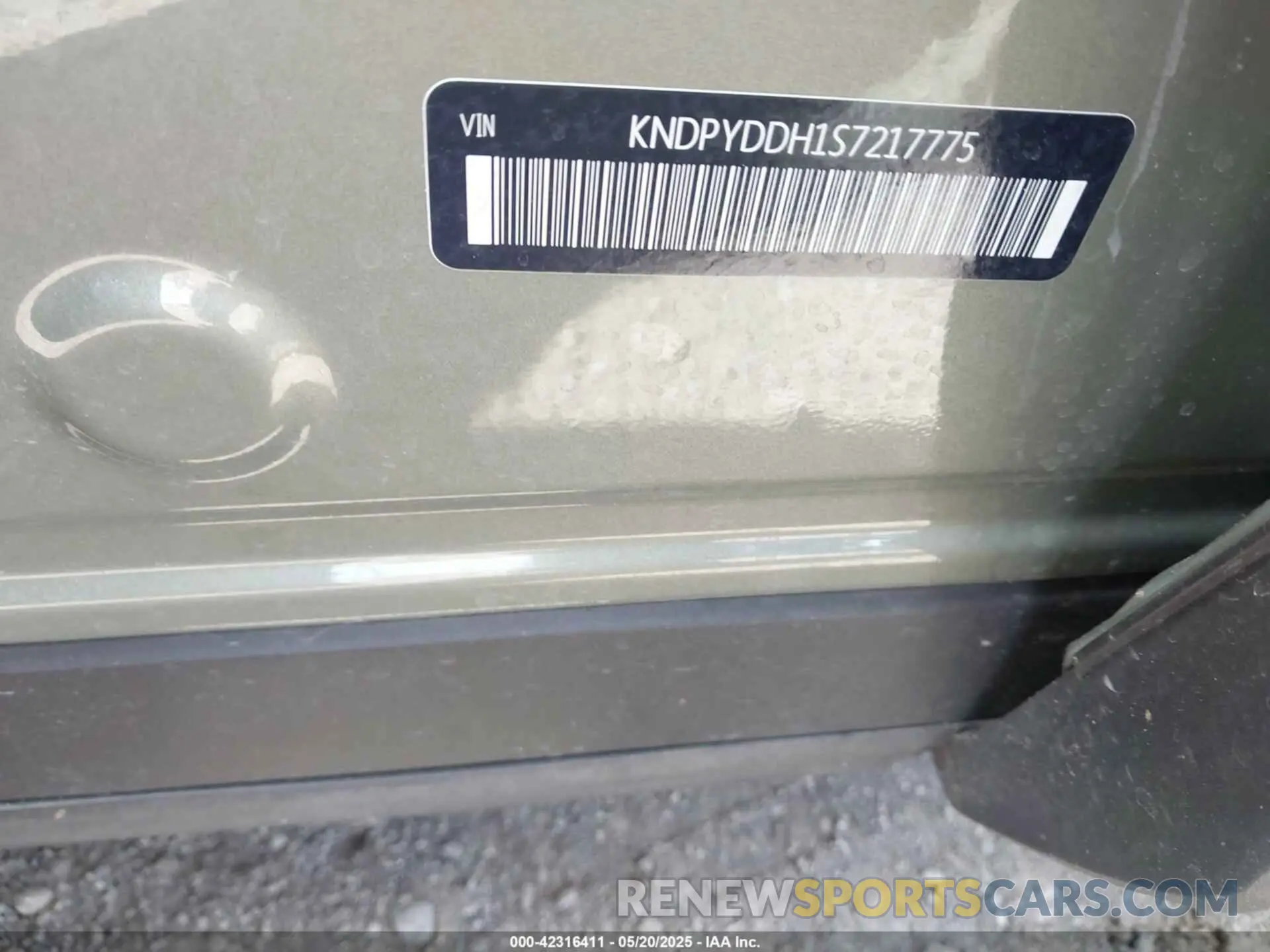 9 Photograph of a damaged car KNDPYDDH1S7217775 KIA SPORTAGE PLUG-IN HYBRID 2025