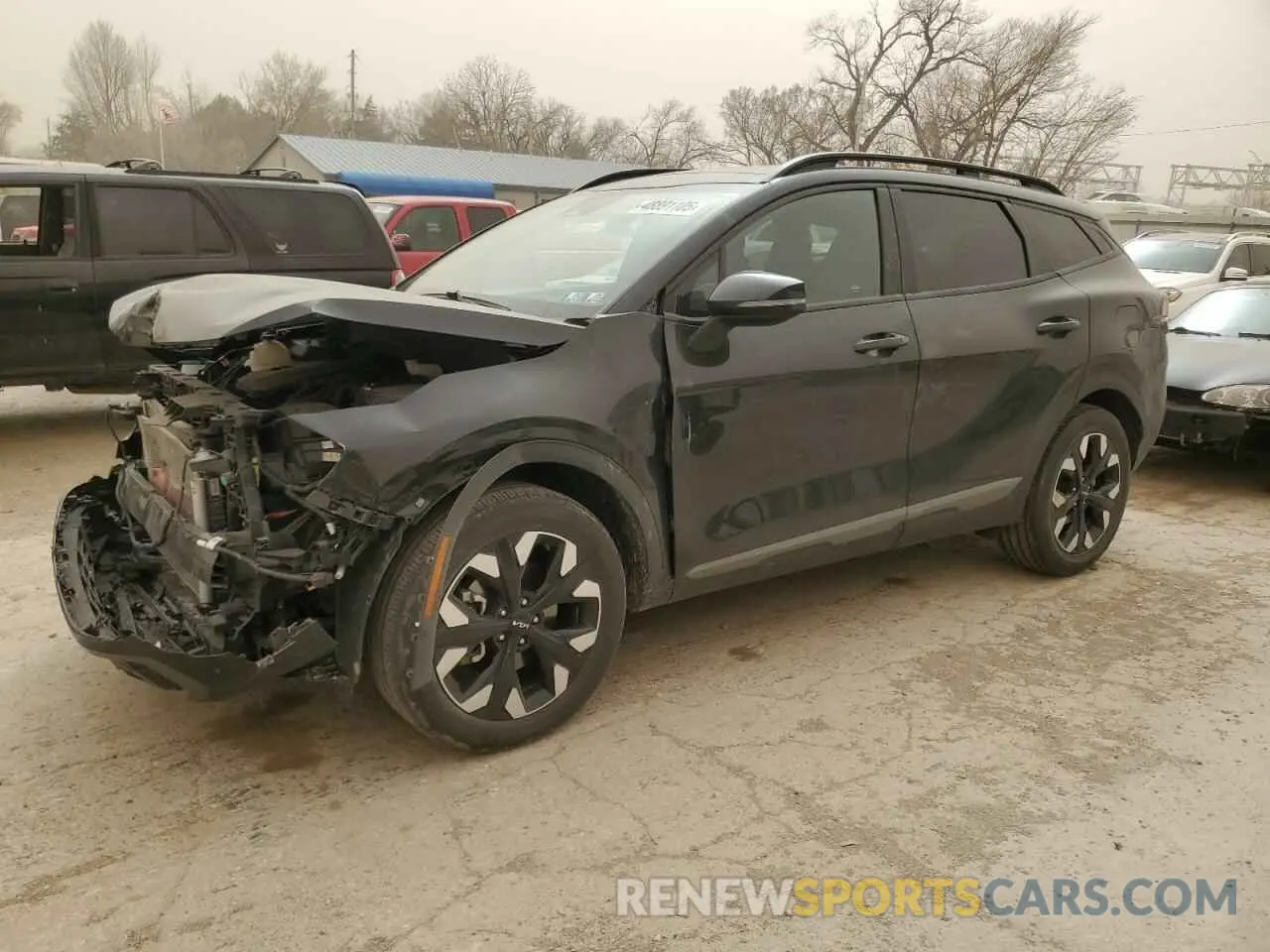 1 Photograph of a damaged car 5XYK6CAF0PG006865 KIA SPORTAGE X 2023