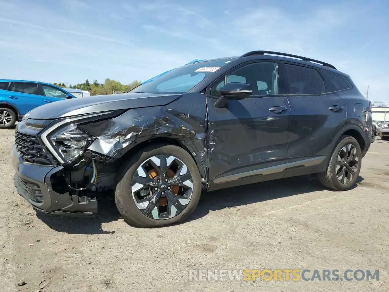 1 Photograph of a damaged car 5XYK6CAF1PG059459 KIA SPORTAGE X 2023