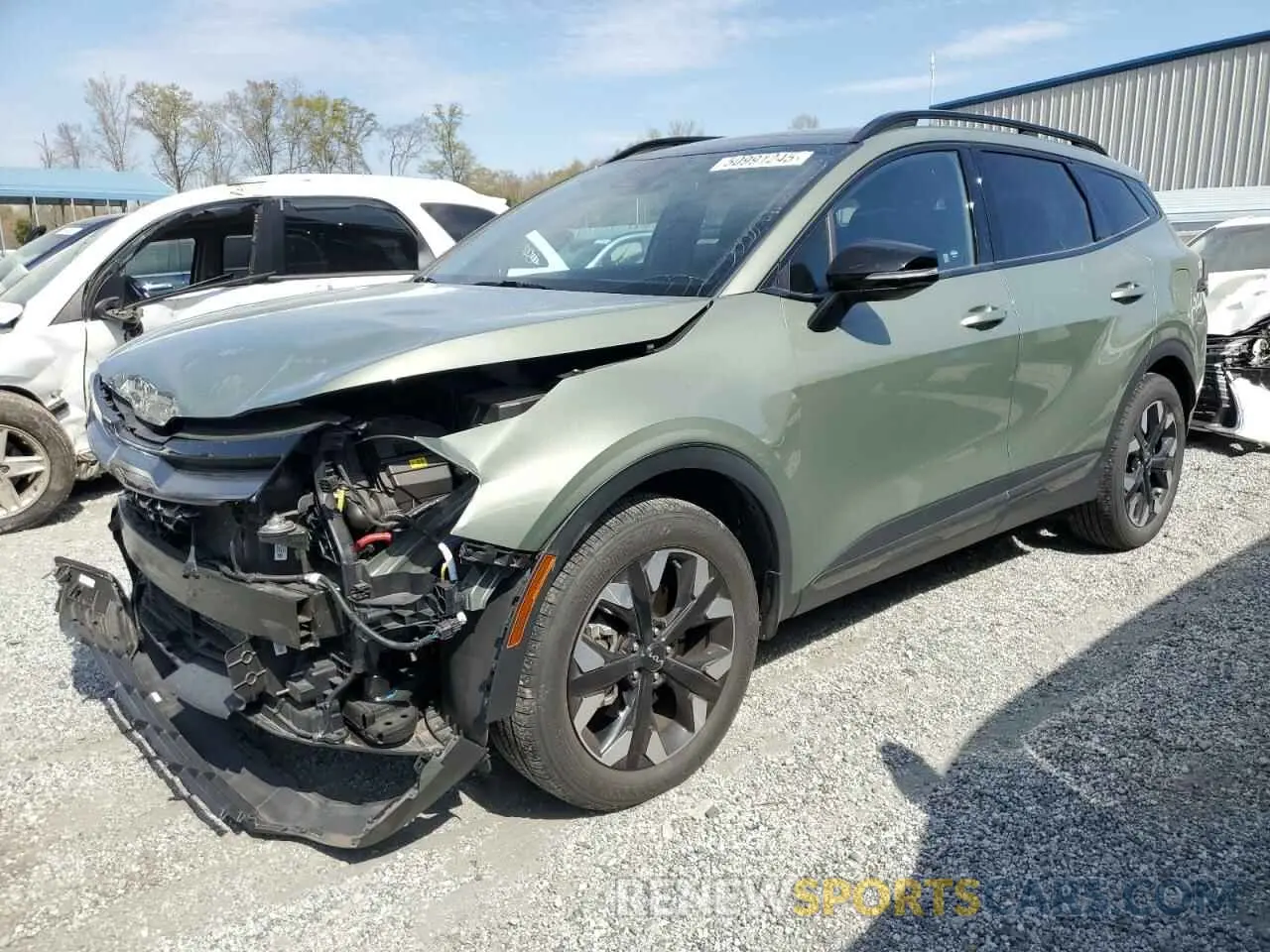 1 Photograph of a damaged car 5XYK6CAF2PG088579 KIA SPORTAGE X 2023