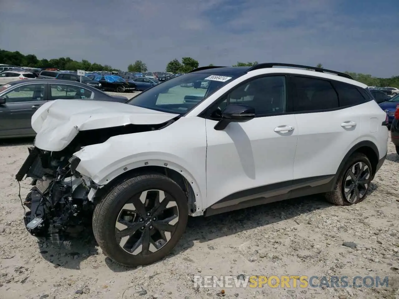 1 Photograph of a damaged car 5XYK6CAF3PG067997 KIA SPORTAGE X 2023