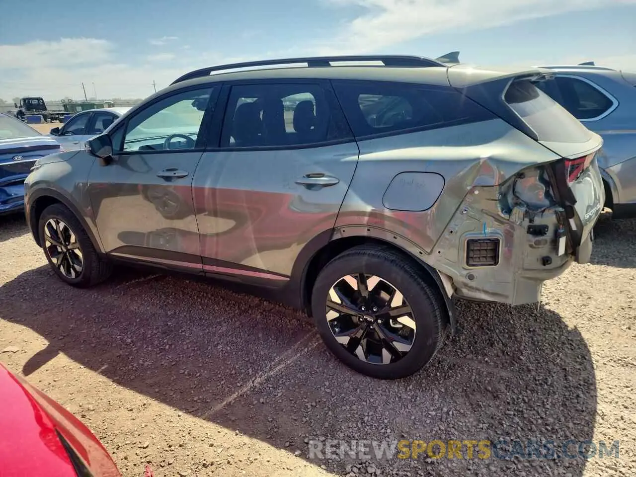 2 Photograph of a damaged car 5XYK6CAF3PG074402 KIA SPORTAGE X 2023