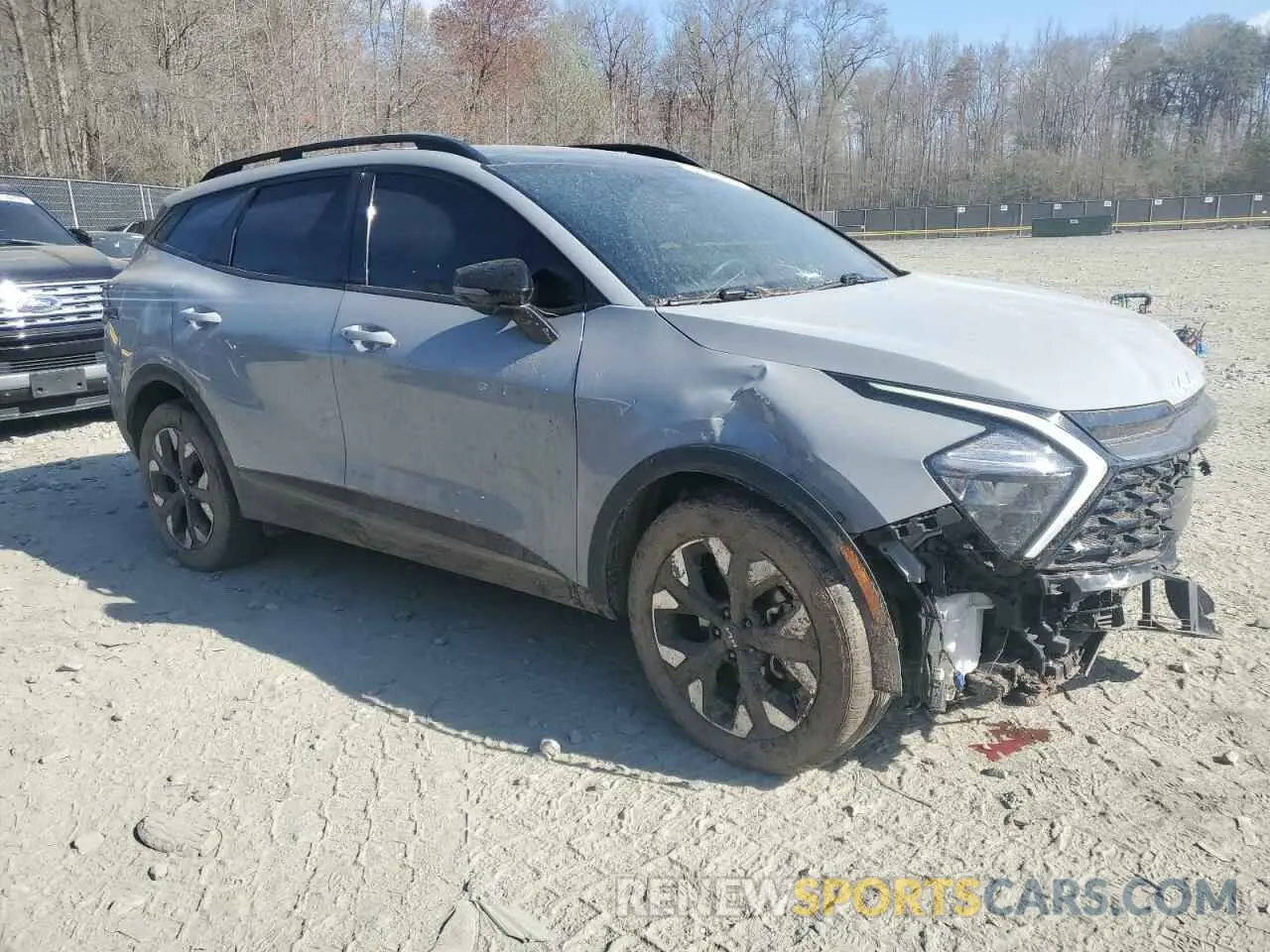 4 Photograph of a damaged car 5XYK6CAF3PG103946 KIA SPORTAGE X 2023