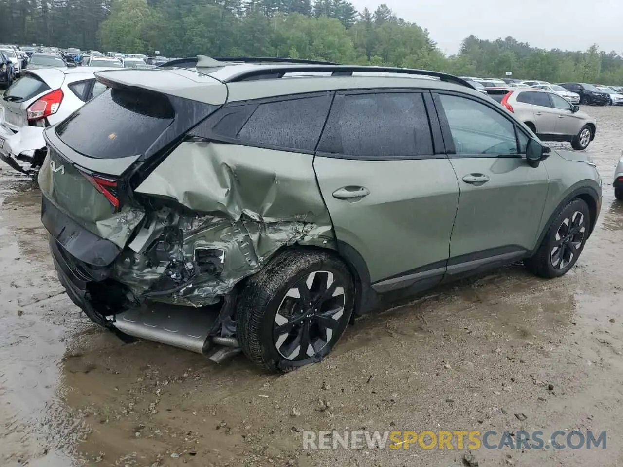 3 Photograph of a damaged car 5XYK6CAF4PG020719 KIA SPORTAGE X 2023