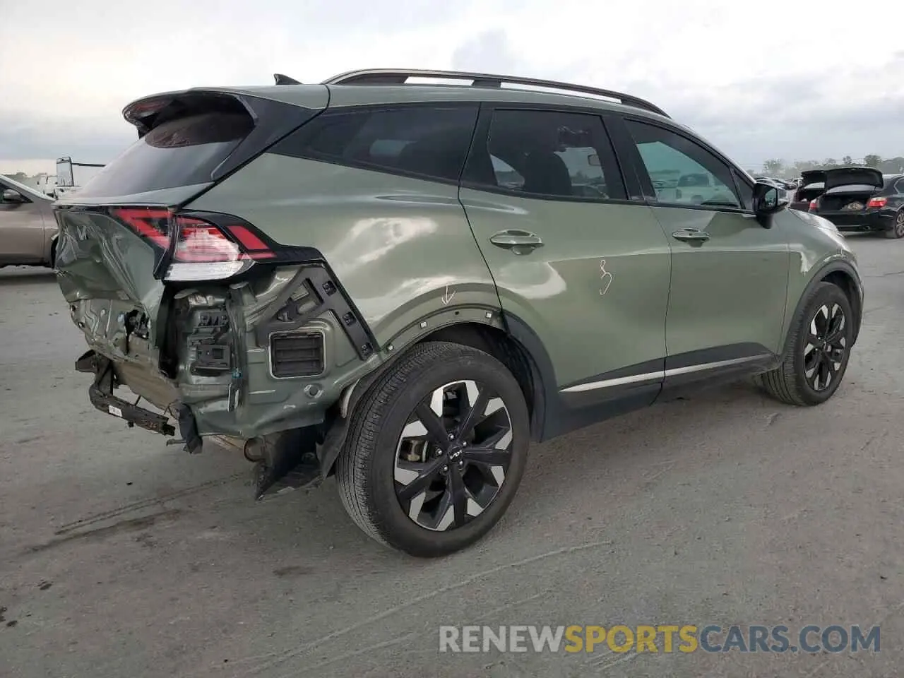 3 Photograph of a damaged car 5XYK6CAF4PG032496 KIA SPORTAGE X 2023