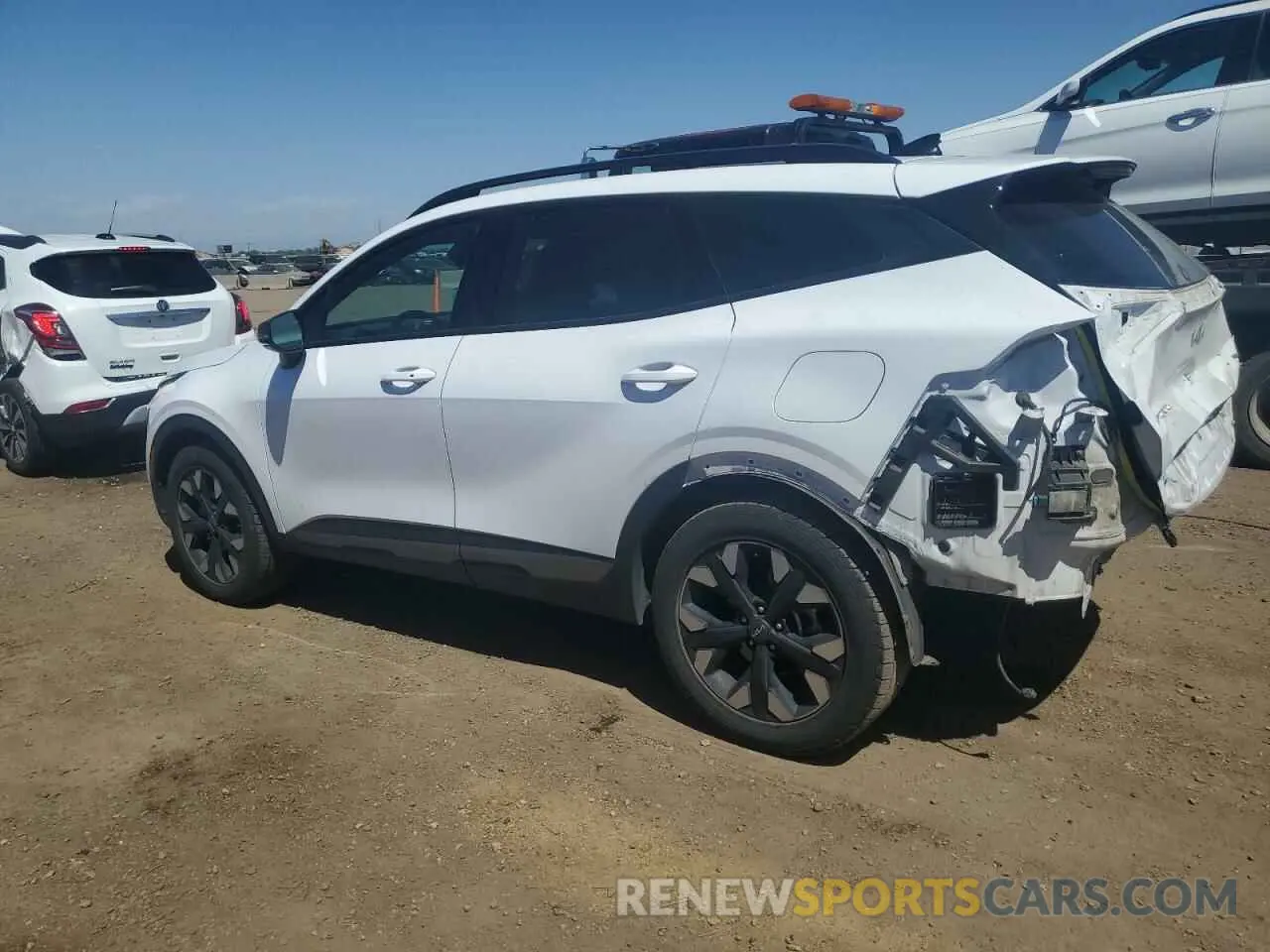 2 Photograph of a damaged car 5XYK6CAF4PG099194 KIA SPORTAGE X 2023