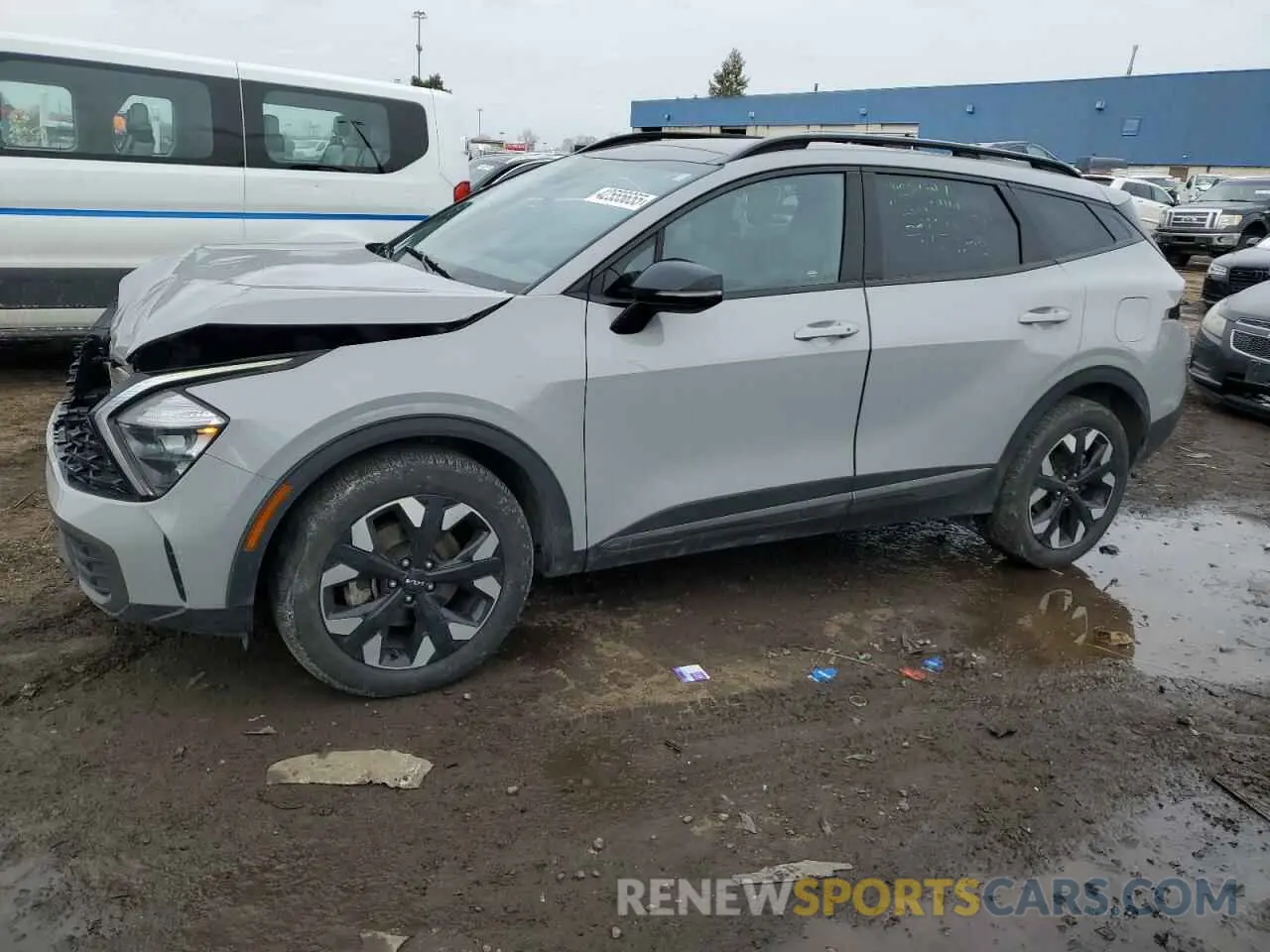 1 Photograph of a damaged car 5XYK6CAF5PG049453 KIA SPORTAGE X 2023