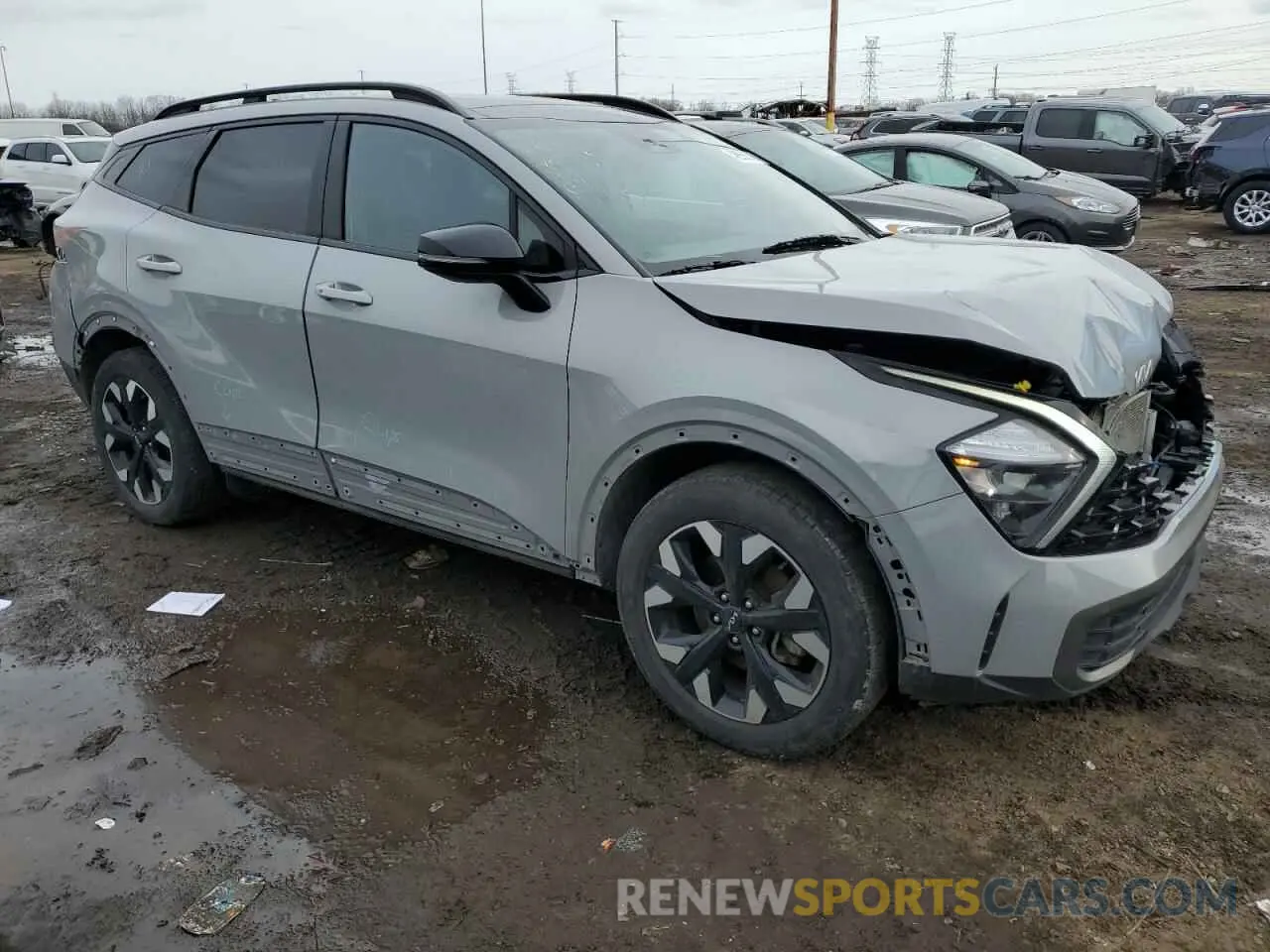 4 Photograph of a damaged car 5XYK6CAF5PG049453 KIA SPORTAGE X 2023