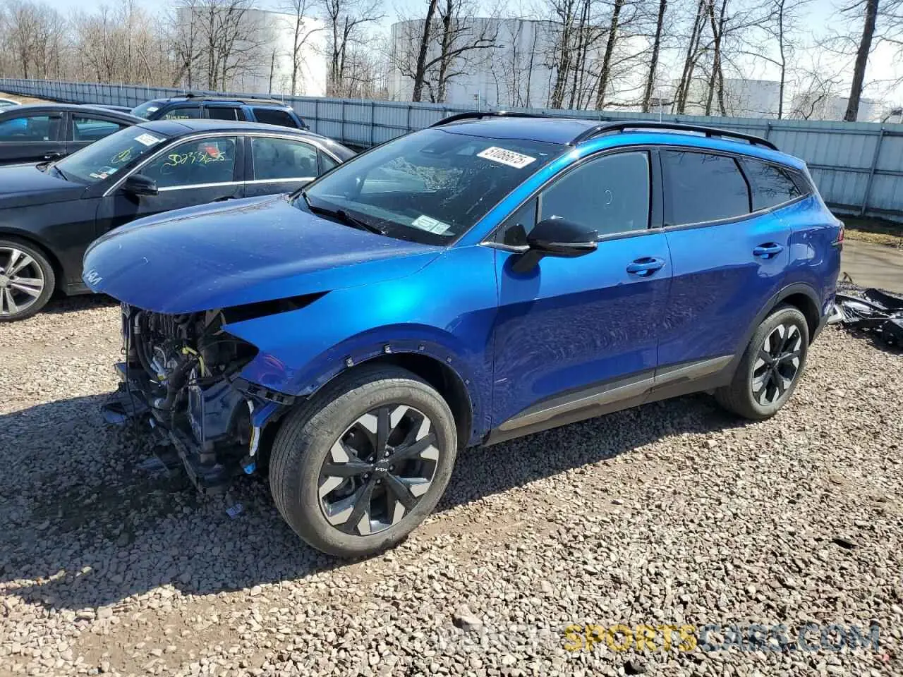 1 Photograph of a damaged car 5XYK6CAF6PG022035 KIA SPORTAGE X 2023