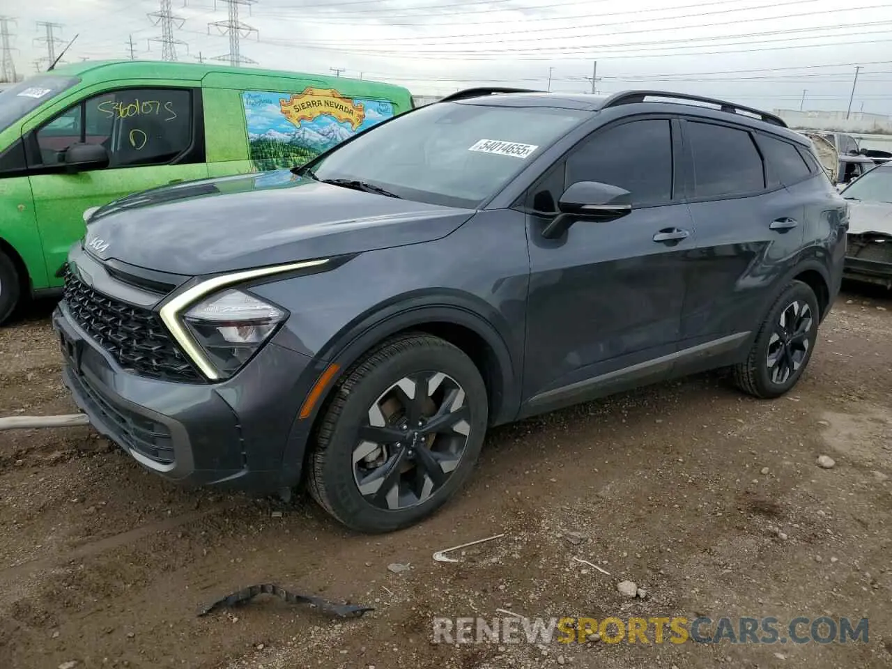 1 Photograph of a damaged car 5XYK6CAF6PG022519 KIA SPORTAGE X 2023