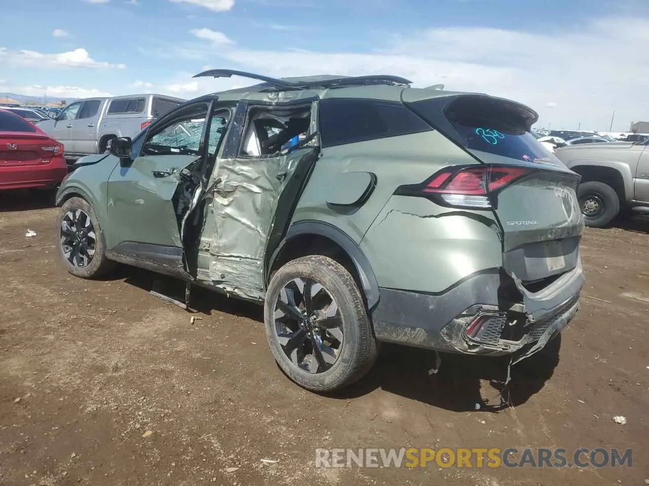 2 Photograph of a damaged car 5XYK6CAF6PG102869 KIA SPORTAGE X 2023