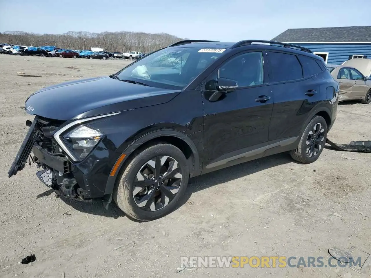 1 Photograph of a damaged car 5XYK6CAF7PG041886 KIA SPORTAGE X 2023