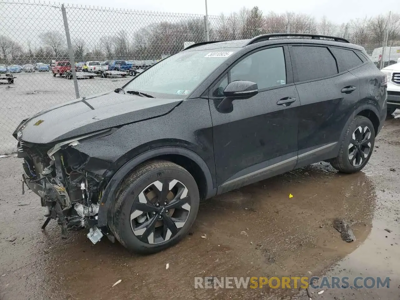 1 Photograph of a damaged car 5XYK6CAF8PG008654 KIA SPORTAGE X 2023