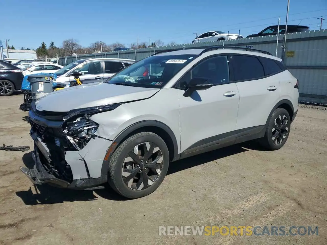 1 Photograph of a damaged car 5XYK6CAF9PG004824 KIA SPORTAGE X 2023
