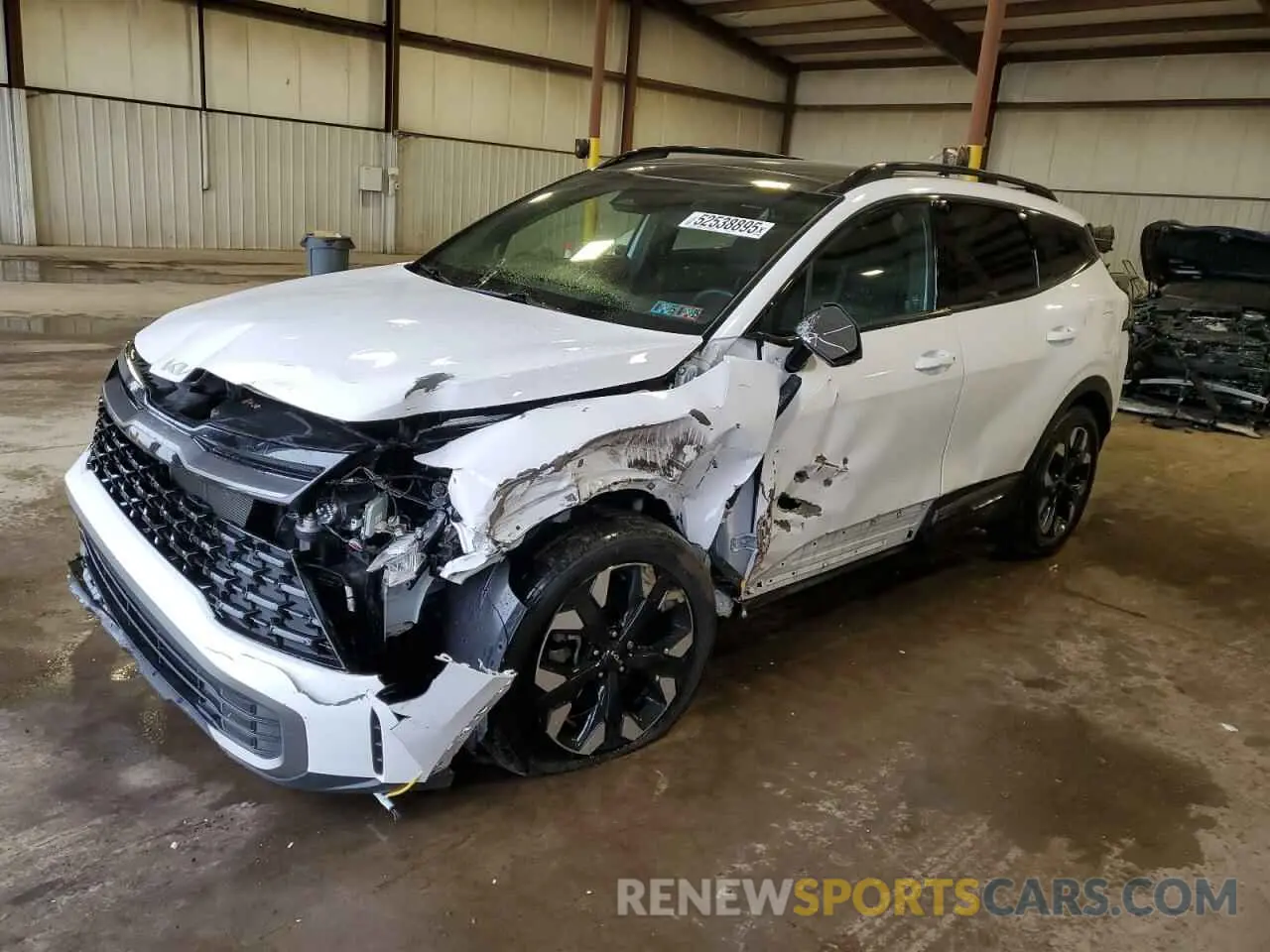 1 Photograph of a damaged car 5XYK6CAF9PG118077 KIA SPORTAGE X 2023
