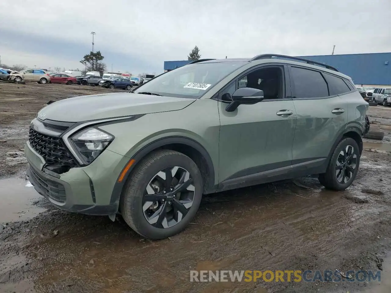 1 Photograph of a damaged car 5XYK6CAF9PG125417 KIA SPORTAGE X 2023