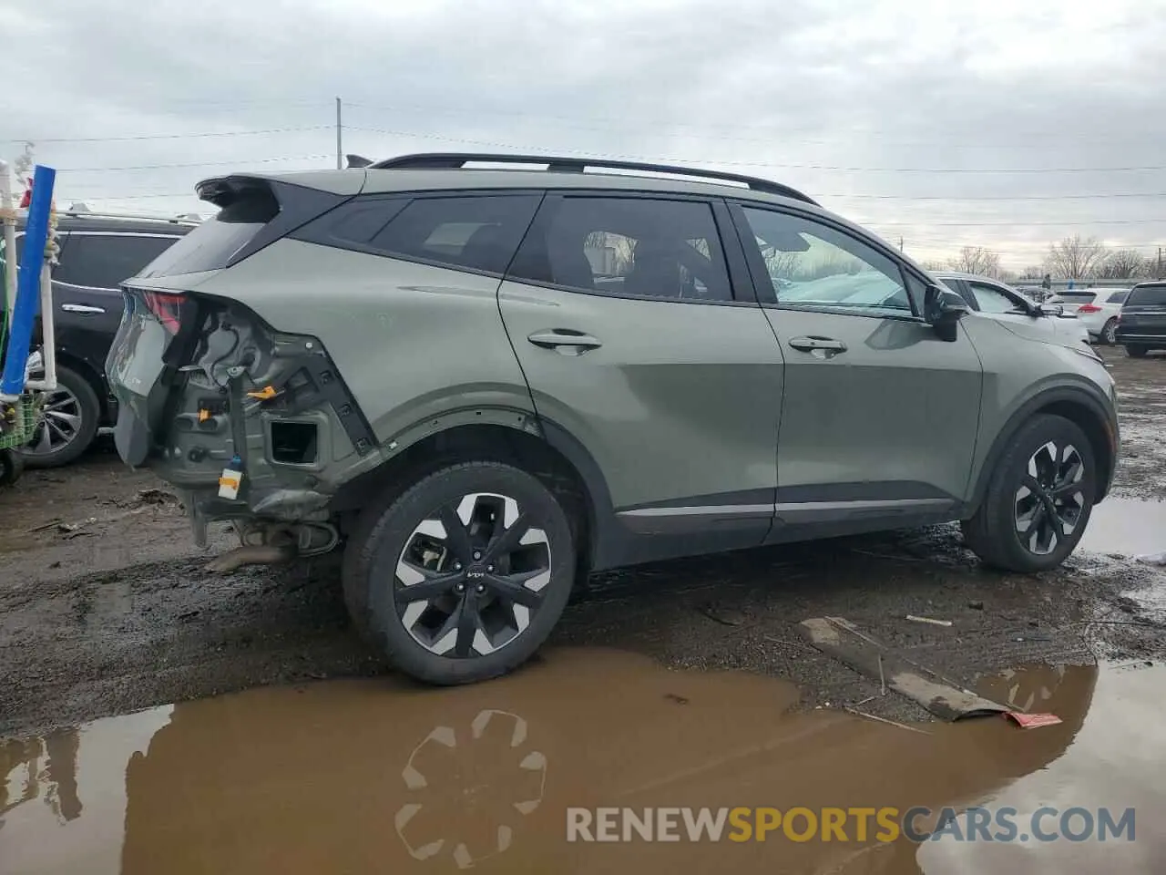 3 Photograph of a damaged car 5XYK6CAF9PG125417 KIA SPORTAGE X 2023