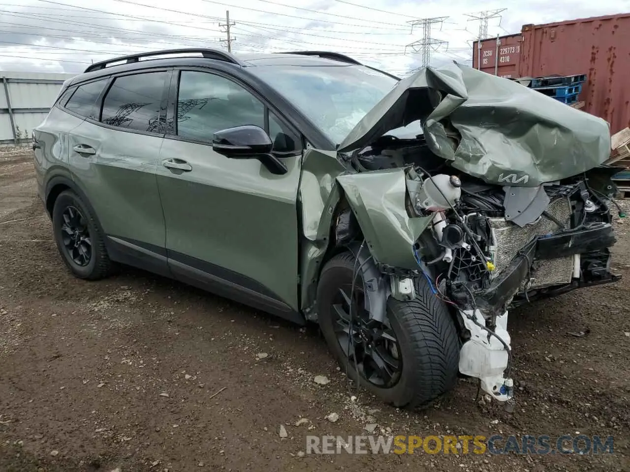 4 Photograph of a damaged car 5XYK7CAF3PG025861 KIA SPORTAGE X 2023