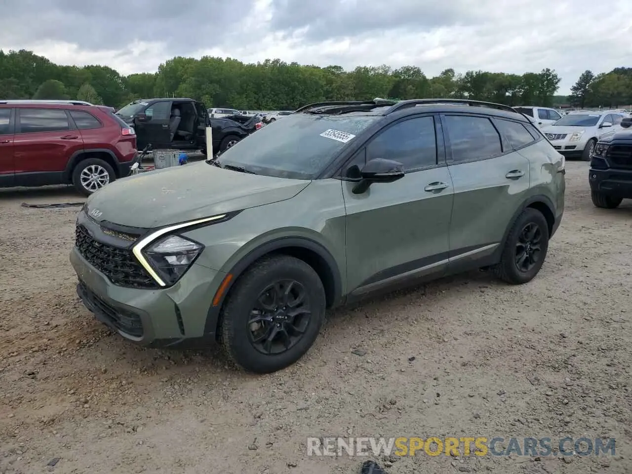 1 Photograph of a damaged car 5XYK7CAF5PG022721 KIA SPORTAGE X 2023