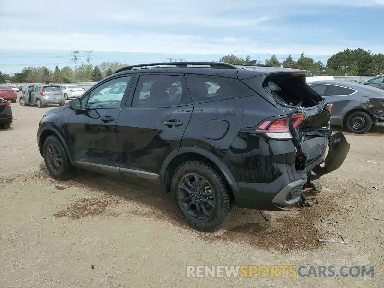 2 Photograph of a damaged car 5XYK7CAF5PG120941 KIA SPORTAGE X 2023