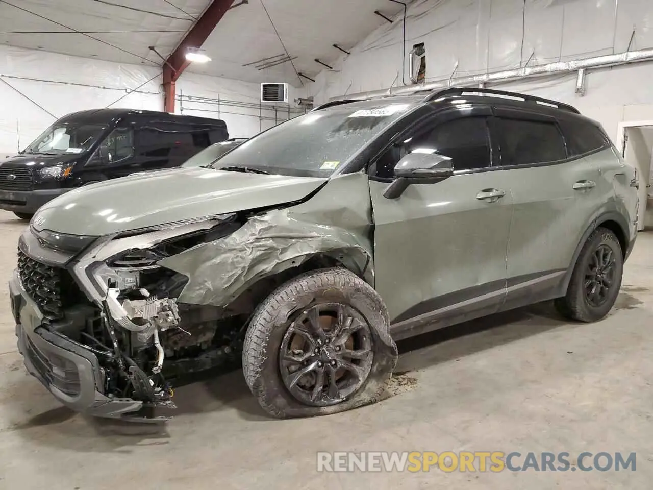 1 Photograph of a damaged car 5XYK7CAF6PG107230 KIA SPORTAGE X 2023