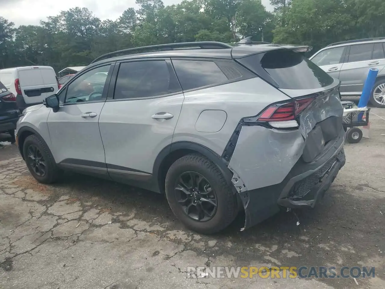 2 Photograph of a damaged car 5XYK7CAFXPG094501 KIA SPORTAGE X 2023