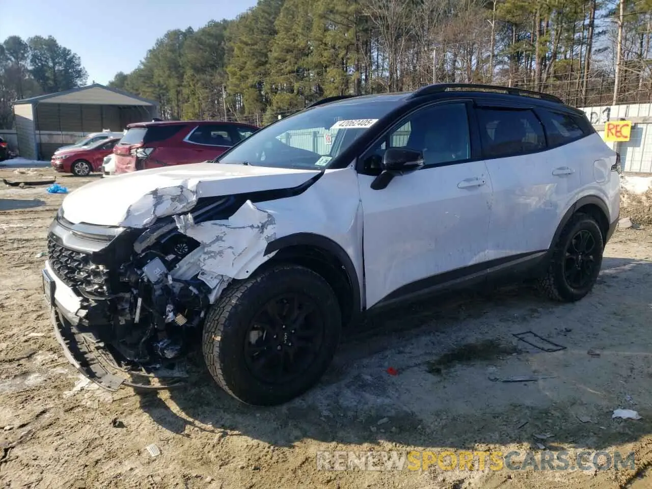 1 Photograph of a damaged car 5XYK7CAFXPG101009 KIA SPORTAGE X 2023