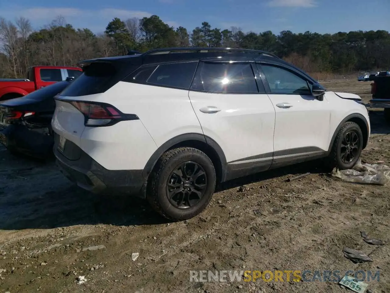 3 Photograph of a damaged car 5XYK7CAFXPG101009 KIA SPORTAGE X 2023
