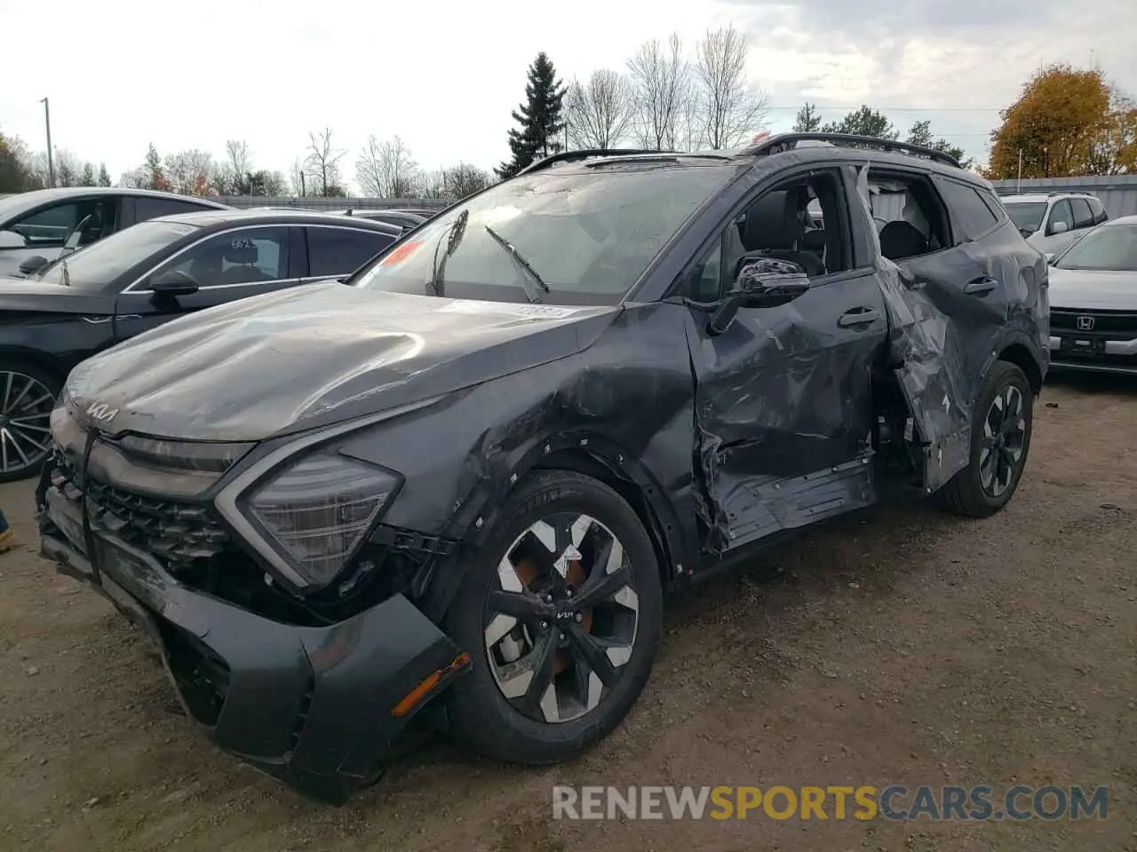 1 Photograph of a damaged car KNDPXCAF4P7168434 KIA SPORTAGE X 2023