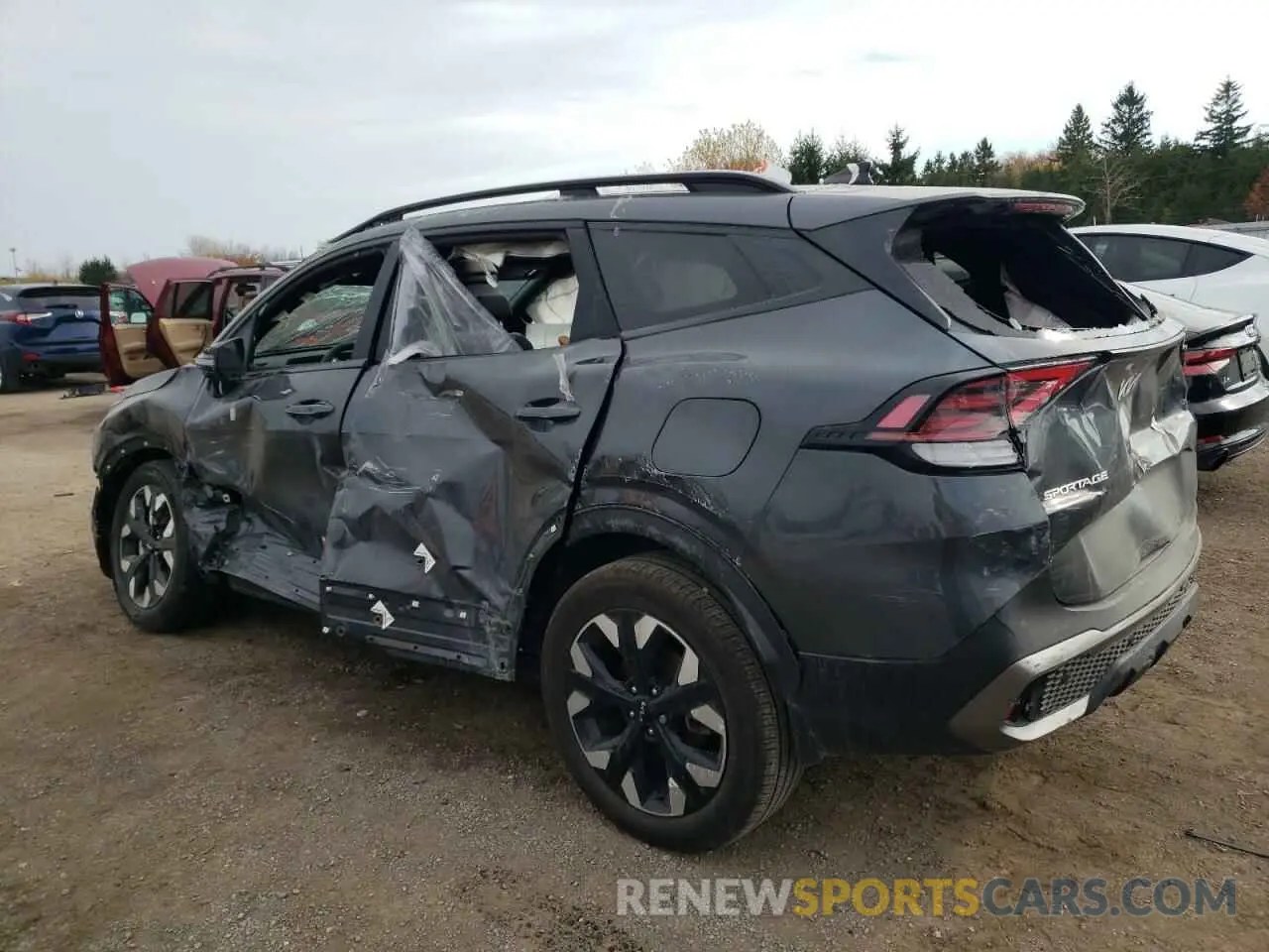 2 Photograph of a damaged car KNDPXCAF4P7168434 KIA SPORTAGE X 2023