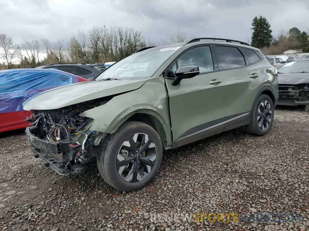 1 Photograph of a damaged car KNDPYDAH5P7048985 KIA SPORTAGE X 2023